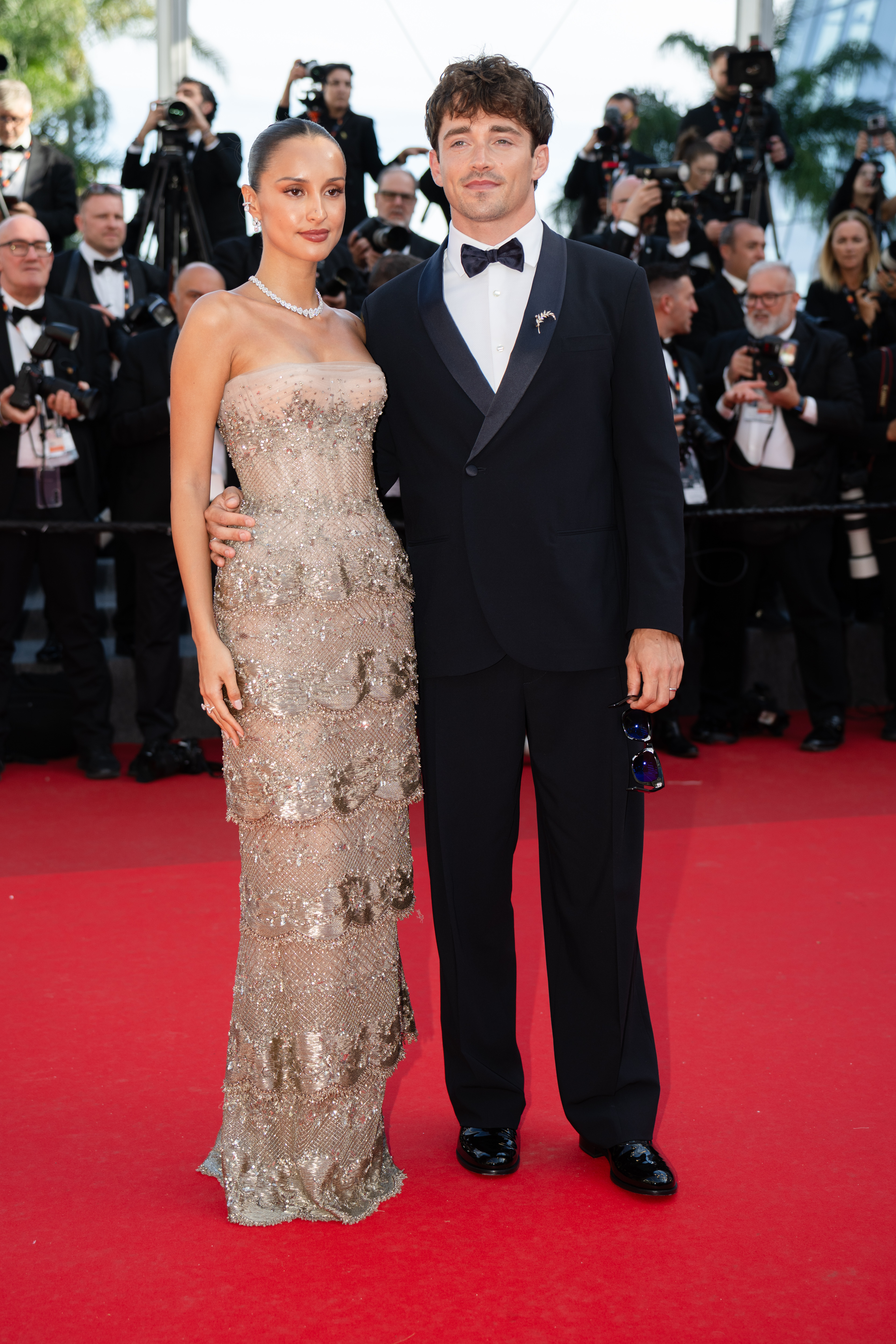— france cannes cinema cannes international film festival 79th cannes international film festival 13 05 2026 la vie d une femme charles leclerc and alexandra leclerc